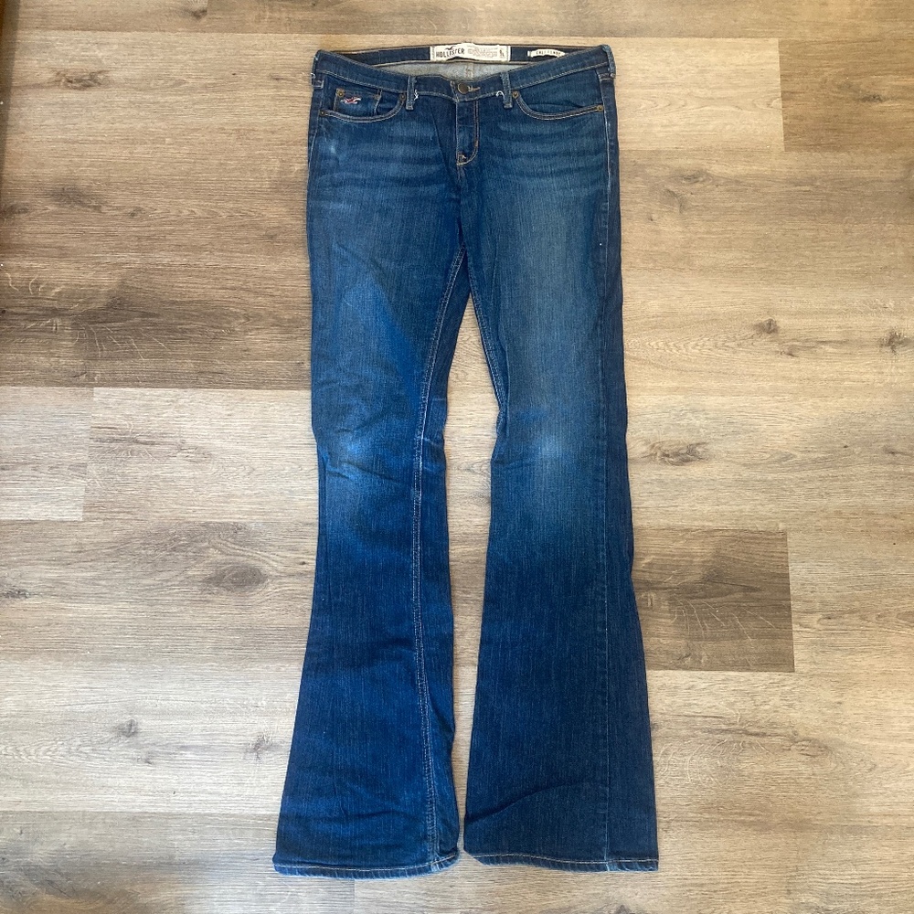 Vintage 2000s Hollister Cali Flare Low Rise Jeans 9 LONG